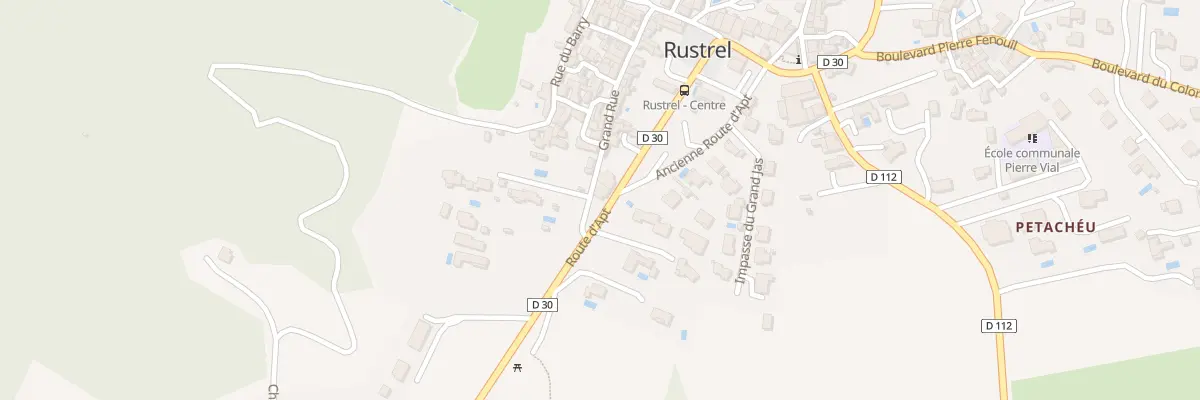 Plan du 5008 Grand Rue à Rustrel