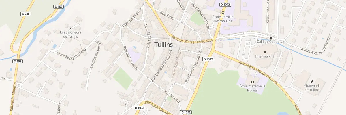 Plan du 28 Rue Gen de Gaulle à Tullins