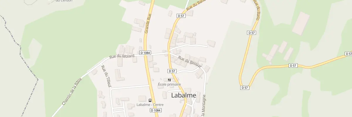 Plan du 22 Rue de Bessiat à Labalme