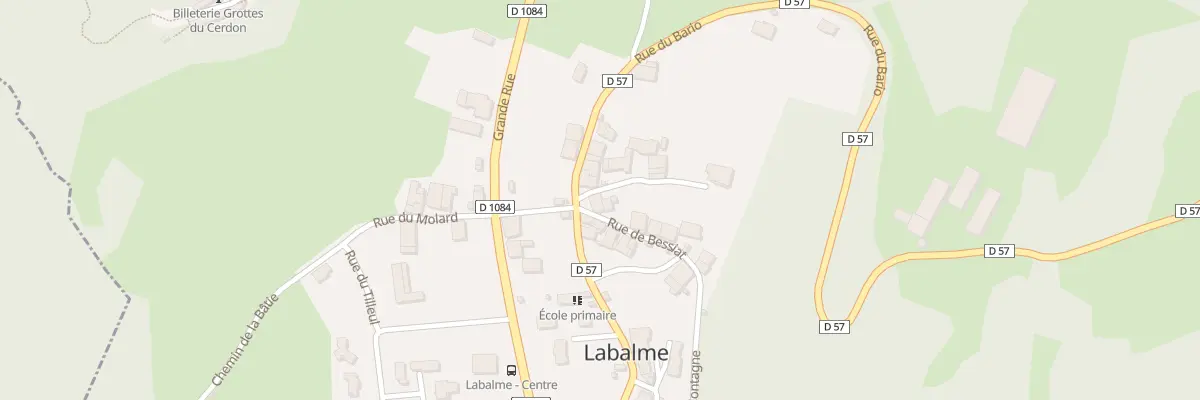 Plan du 5015 En Cherole à Labalme