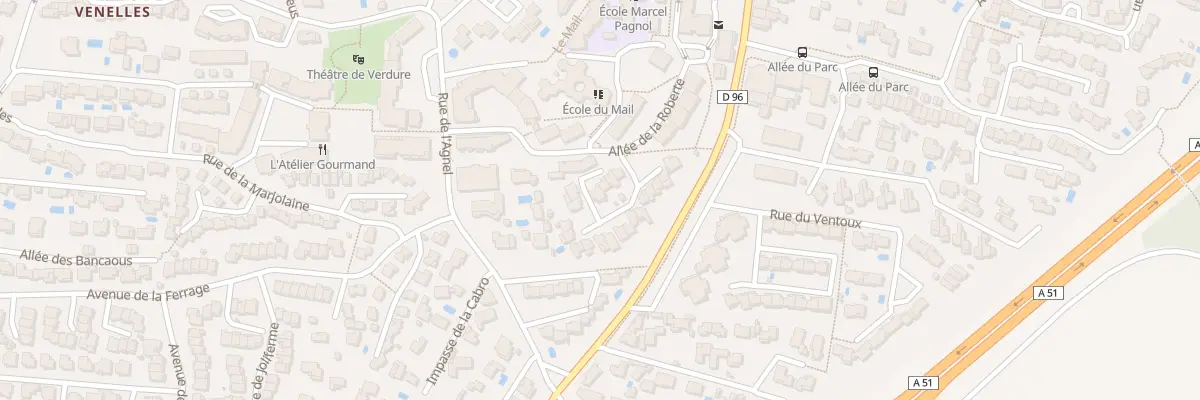 Plan du 5905 Les Logis à Venelles