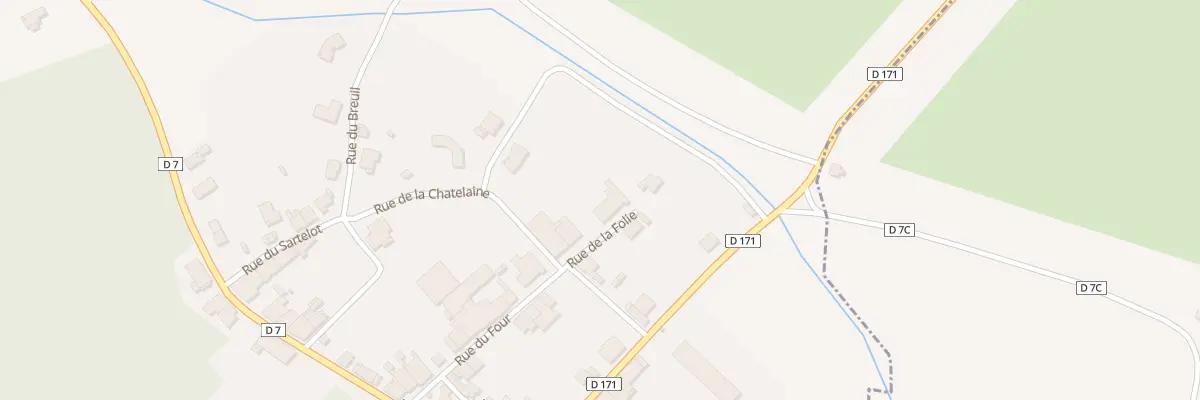 Plan du 7 Rue de la Folie à Kœur-la-Grande