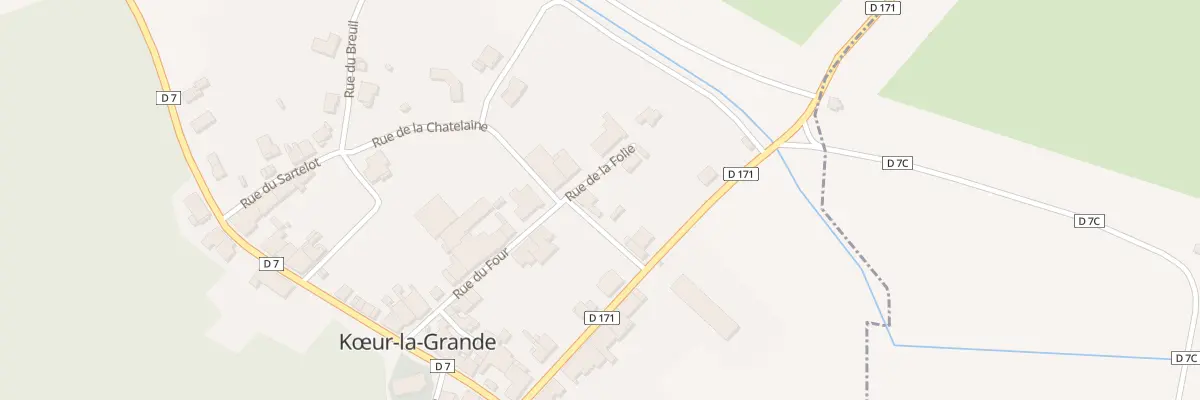 Plan du 2 Rue de la Folie à Kœur-la-Grande