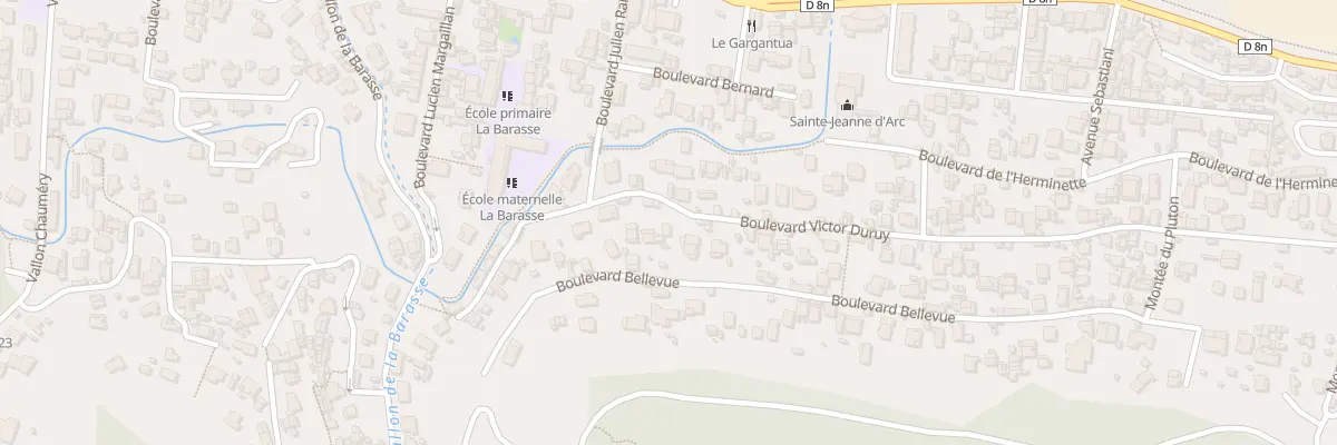 Plan du 48 Bd Victor Duruy à Marseille 11e Arrondissement