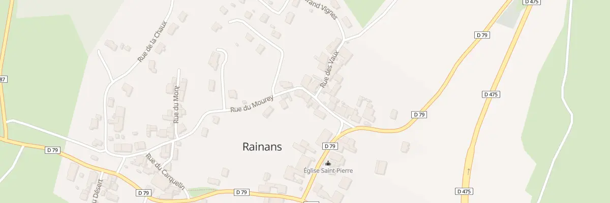 Plan du 4 Rue du Mourey à Rainans