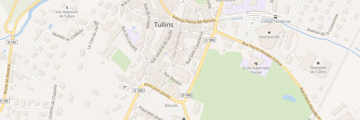 Plan du 11 Pl de l’Eglise Tullins à Tullins