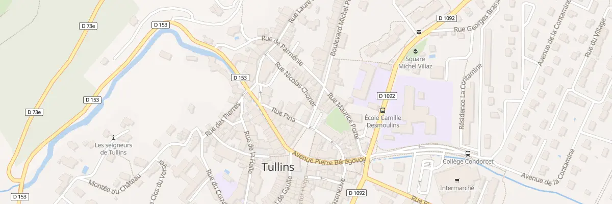 Plan du 1 Rue Nicolas Chorier à Tullins