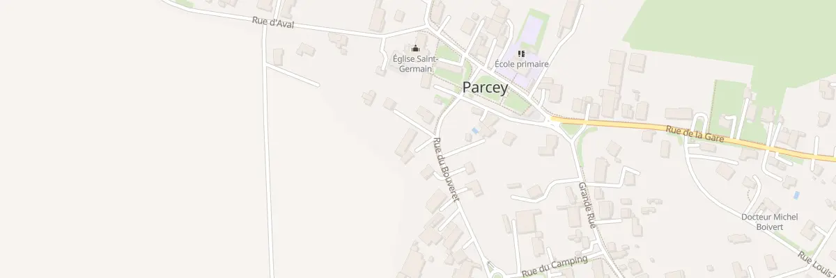 Plan du 6 Rue du Bouveret à Parcey