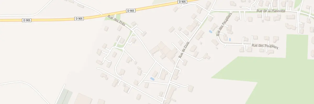 Plan du 2 Rue des Prés à Parcey