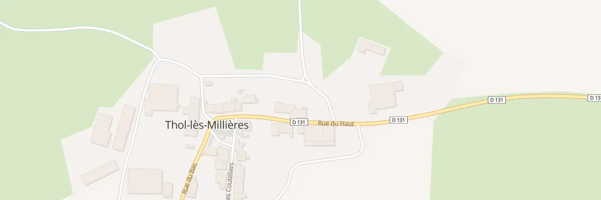 Plan du 5 Rue du Haut à Thol-lès-Millières