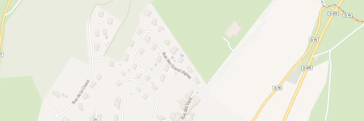 Plan du 5 Rue des Grand Vignes à Rainans