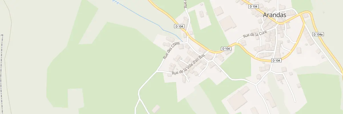 Plan du 91 Rue des Cotes à Arandas