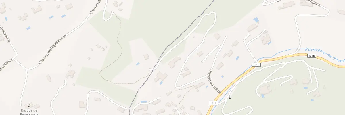 Plan du 715 Rte Départementale No 10 à Saint-Marc-Jaumegarde