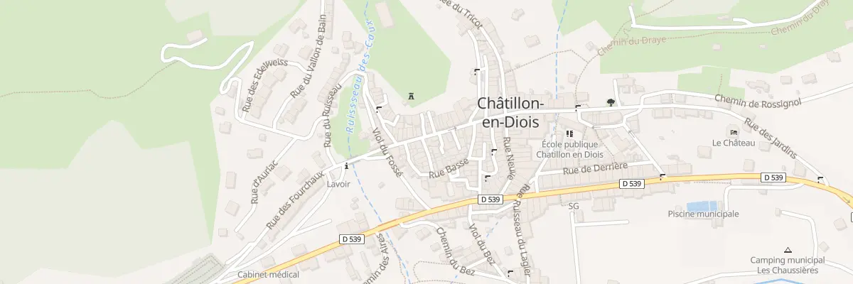 Plan du 5280 Rue des Rostangs à Châtillon-en-Diois