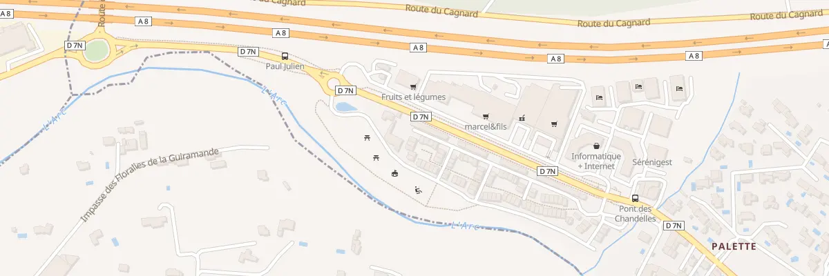 Plan du 52 Sq Camille Pissaro au Tholonet