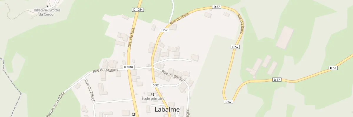 Plan du 61 Rue de Cherole à Labalme