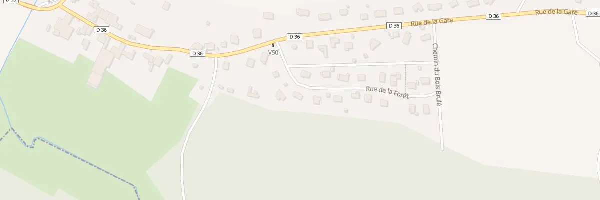Plan du 5 Rue de la Foret à Essertenne-et-Cecey