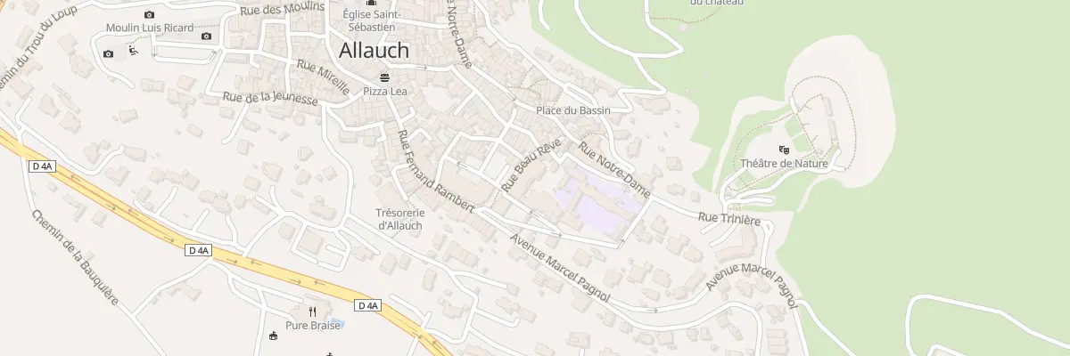 Plan du 4 Rue Beau Rêve à Allauch
