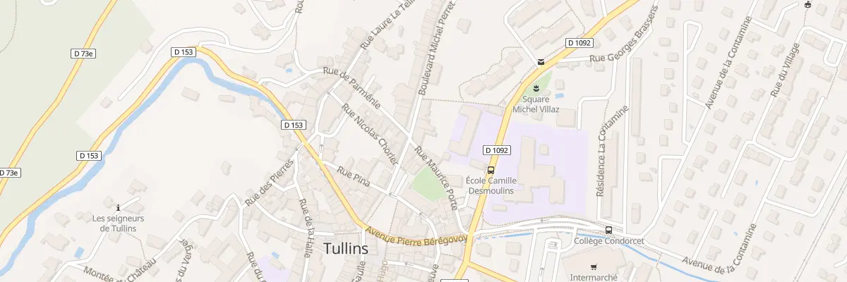 Plan du 2 Bd Michel Perret à Tullins