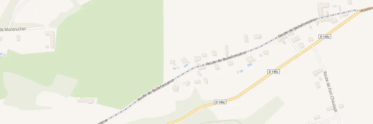 Plan du 923 Rte de Bellefontaine à La Chapelle-de-la-Tour