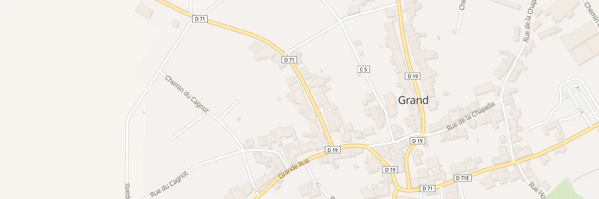 Plan du 7 Rue de Joinville à Grand
