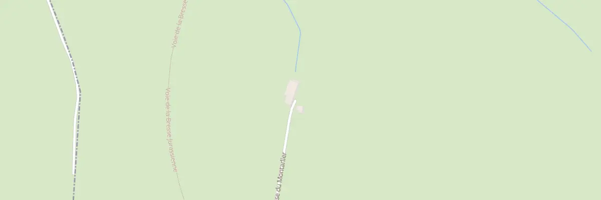 Plan du 278 Rue du Montarlier à Courlans