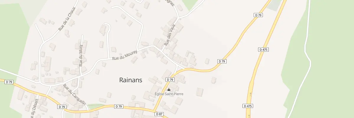 Plan du 3 Pl du Four Banal à Rainans