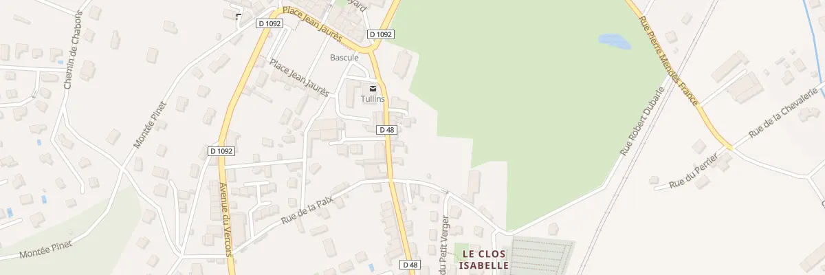 Plan du 9 Rue du Maquis des Chambarands à Tullins