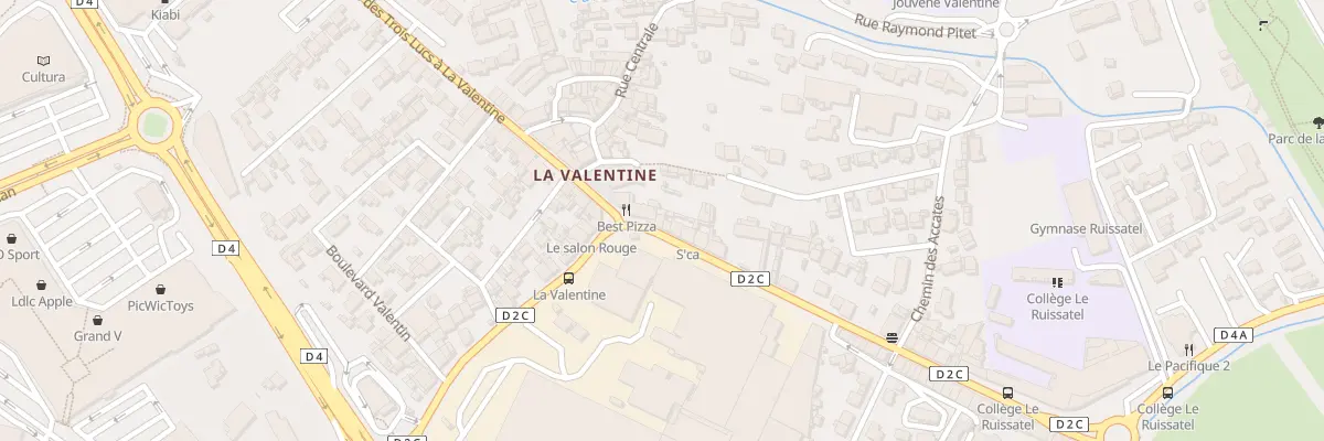 Plan du 7 Rue de l’audience à Marseille 11e Arrondissement