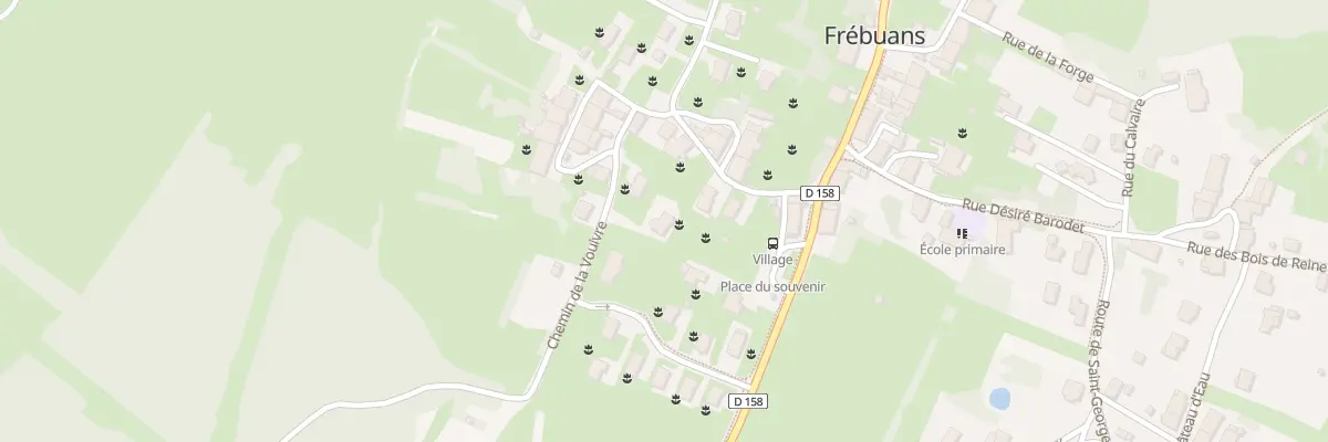 Plan du 5166 Che de la Vouivre à Frébuans