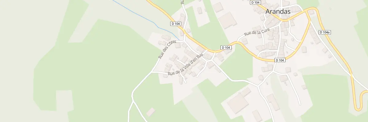 Plan du 66 Rue de la Ville d’En Bas à Arandas