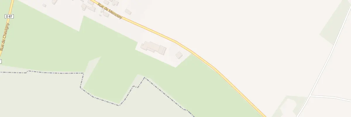 Plan du 24 Rue de Menotey à Peintre