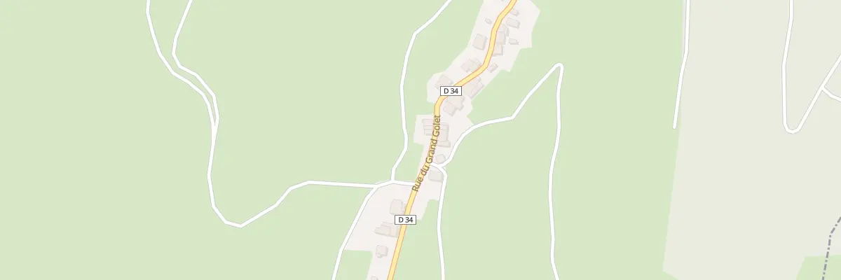 Plan du 100 Rue du Grand Golet à Aranc