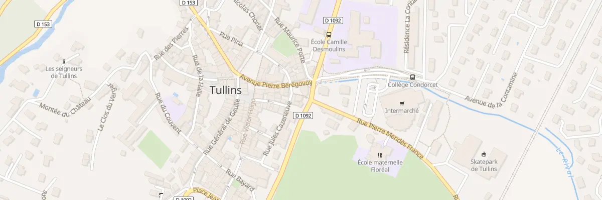 Plan du 14 Rue Porte de Saint Quentin à Tullins