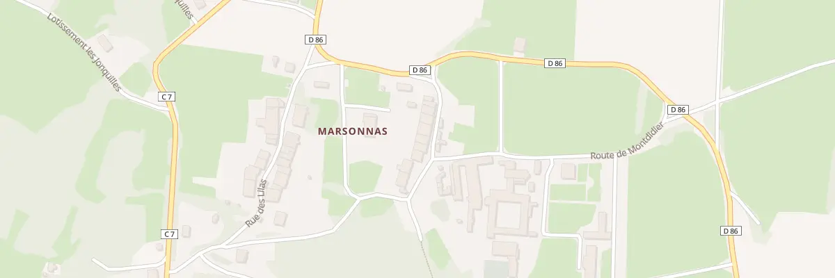 Plan du 10 Rue des Saules à Aromas