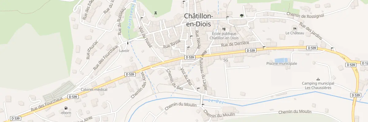 Plan du 5033 Rue de la Gare à Châtillon-en-Diois
