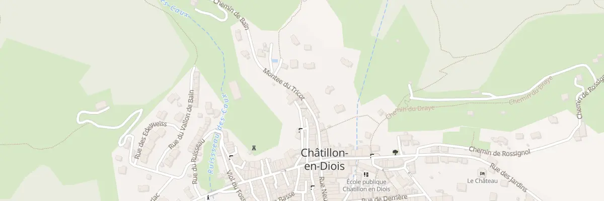Plan du 5189 Rue du Tricot à Châtillon-en-Diois
