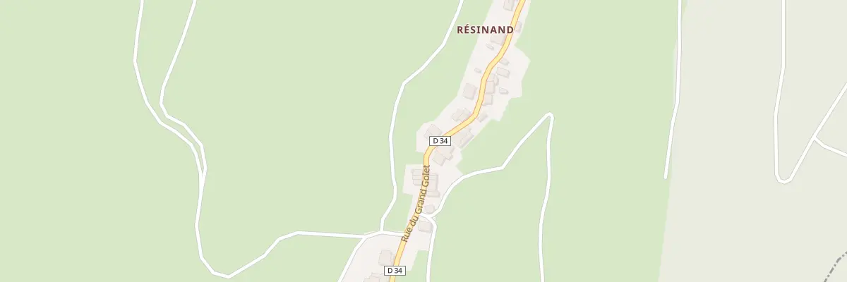 Plan du 40 Rue du Grand Golet à Aranc