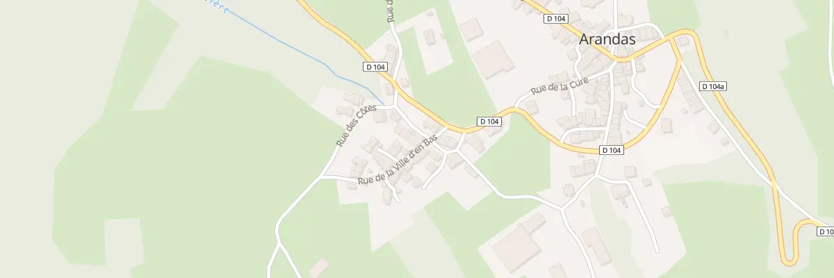 Plan du 32 Rue de la Ville d’En Bas à Arandas