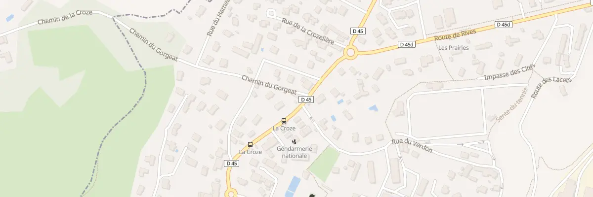 Plan du 252B Rue de la République à Renage