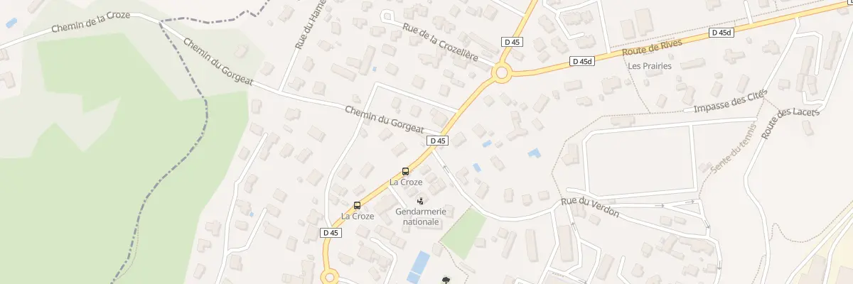 Plan du 6260 Rue de la République à Renage