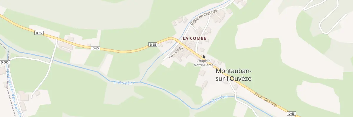 Plan du 5001 La Combe à Montauban-sur-l’Ouvèze