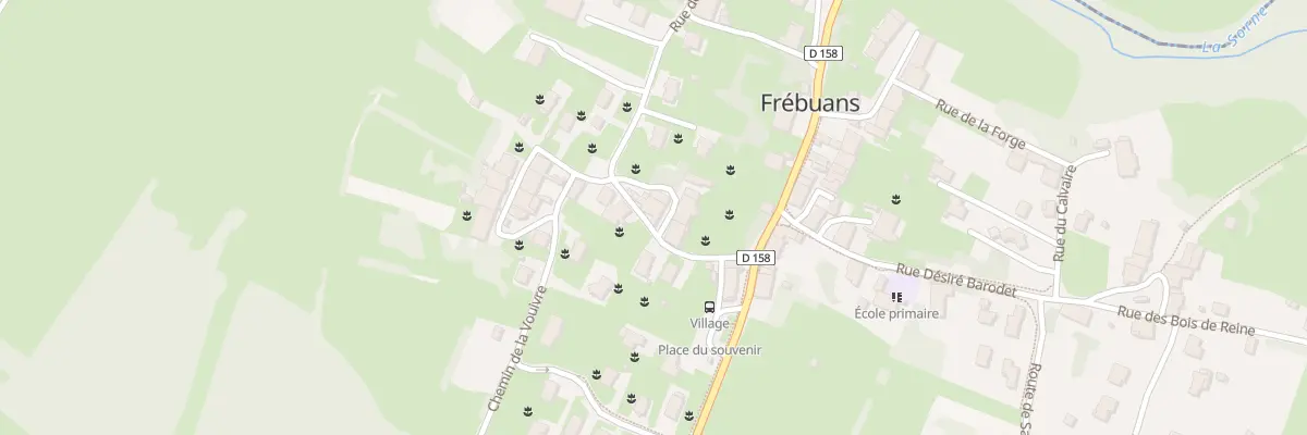 Plan du 88 Rue Eugène Robelin à Frébuans
