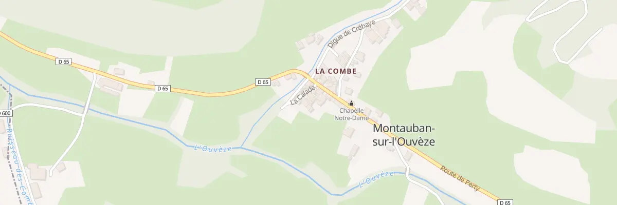 Plan du 5002 La Combe à Montauban-sur-l’Ouvèze