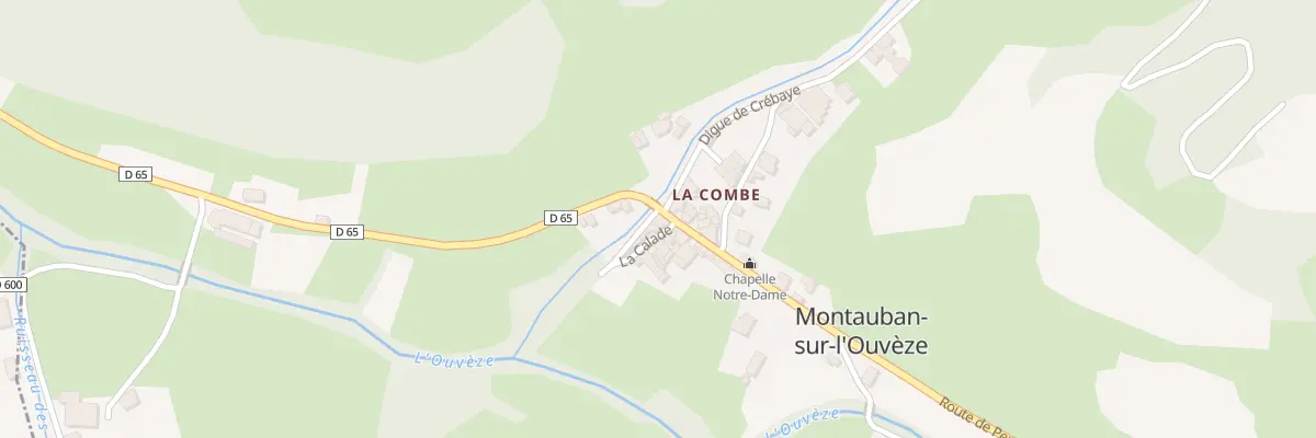 Plan du 5006 La Combe à Montauban-sur-l’Ouvèze