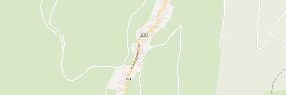 Plan du 85 Rue du Grand Golet à Aranc