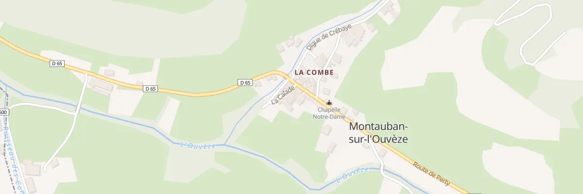 Plan du 5004 La Combe à Montauban-sur-l’Ouvèze