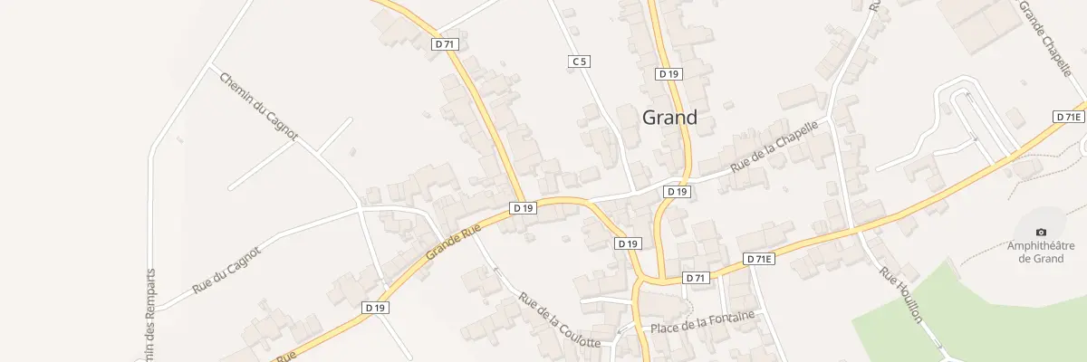 Plan du 22 Gr Grande Rue à Grand
