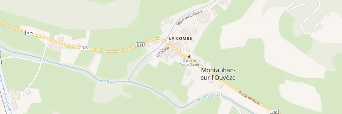 Plan du 5008 La Combe à Montauban-sur-l’Ouvèze