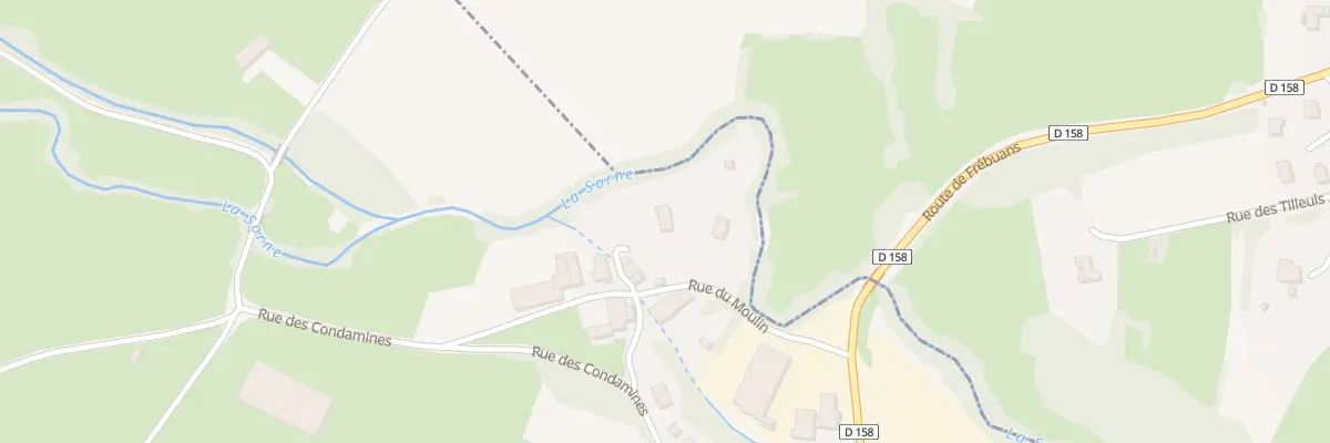 Plan du 124 Rue du Moulin à Frébuans